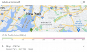 谷歌搜索已支持显示美国城市空气质量指数