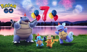 《Pokémon GO》7 周年纪念活动「派对帽卡咪龟／派对帽水箭龟」首度登场